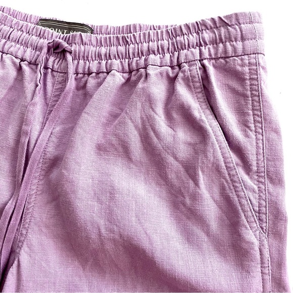 J. Crew Purple Sweatpants Elastic Cuffs Relaxed Fit - Picture 5 of 13